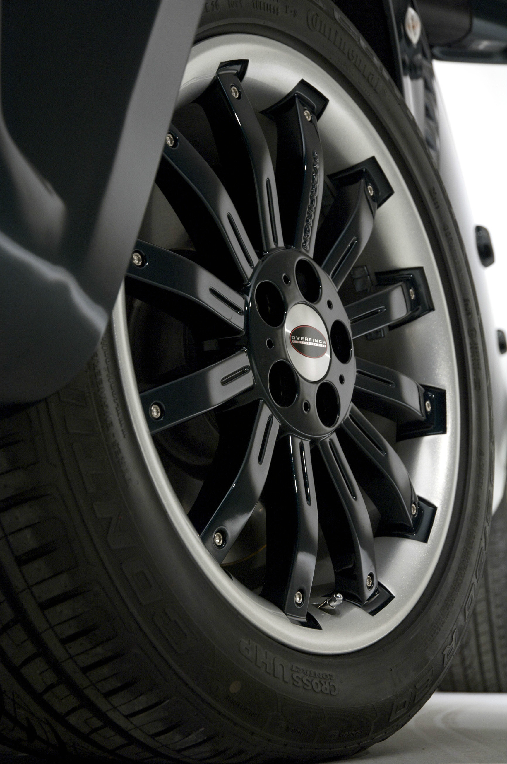 Some Overfinsh alloy wheels have nine coats of paint