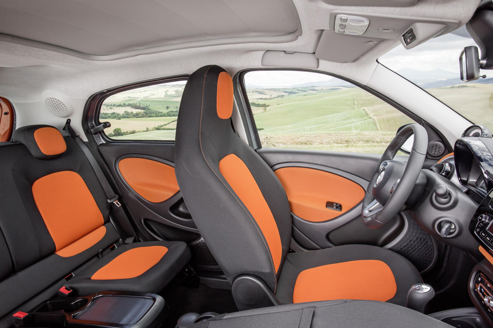 2015 Smart Forfour review rear seats