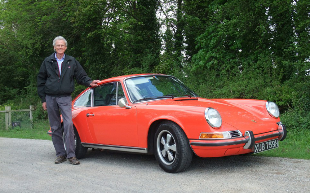 Tony Dron with his 911