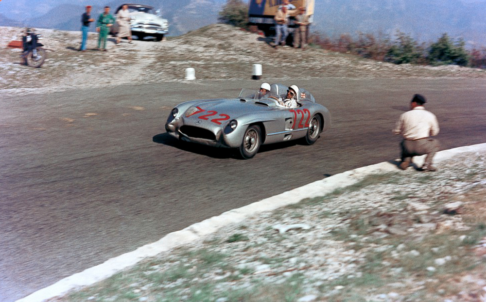 In what year did Stirling Moss win the Mille Miglia?