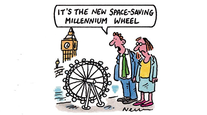 Spare wheel cartoon