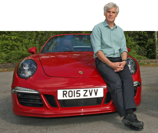 Nick Rufford with the Porsche 911 Targa 4 GTS