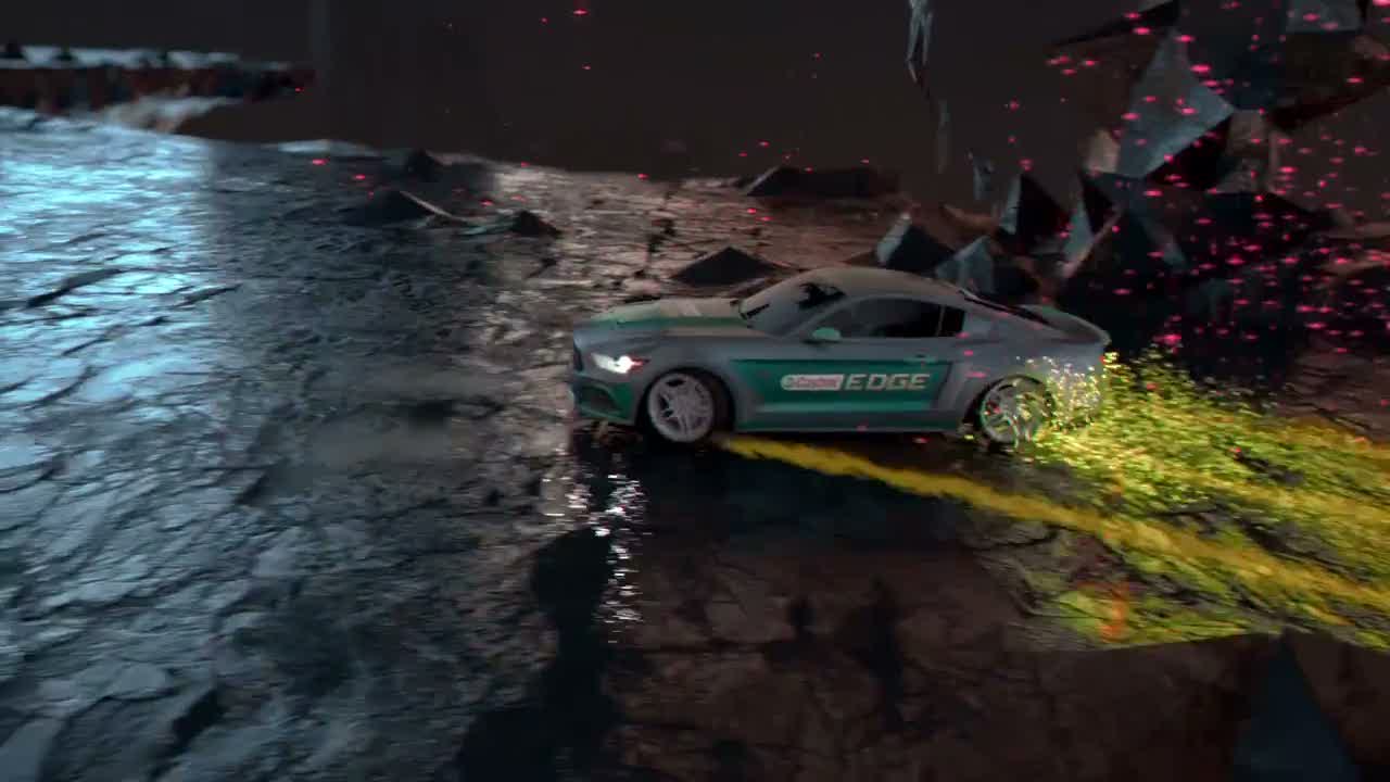 Castrol Edge Titanium Virtual Reality Roush Mustang video