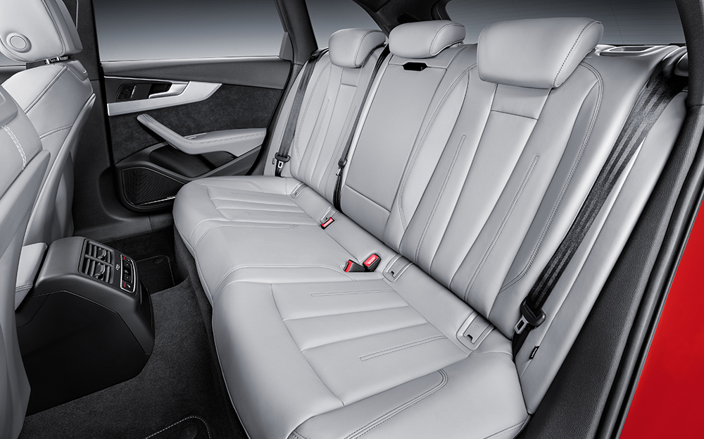 2015 Audi A4 interior -rear seats