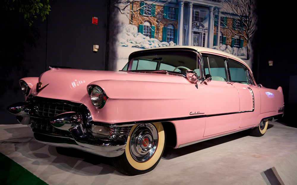 Elvis's pink Cadillac rocks up in London