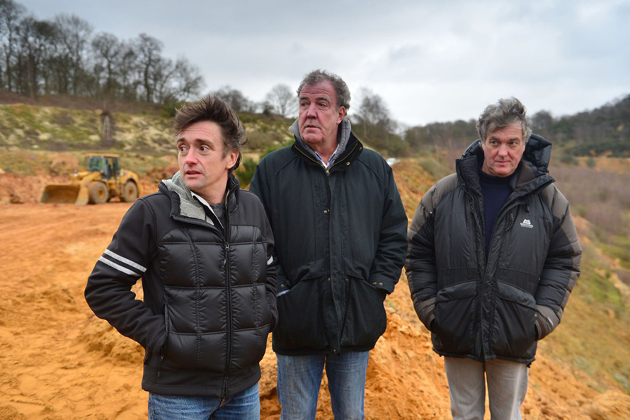 Behind the scnes of the gang's last ever Top Gear