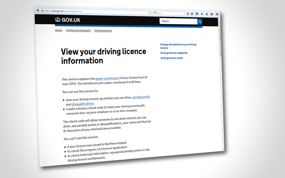 DVLA driving licence website problems
