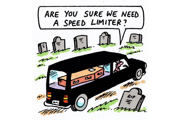 Speed limiter cartoon