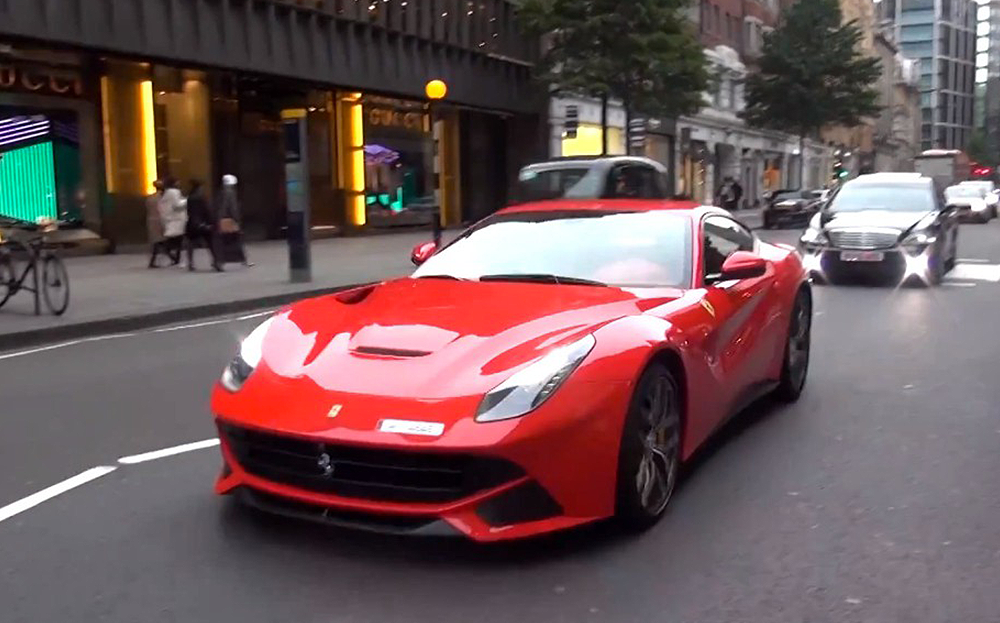 Ferrari F12berlinetta London supercars