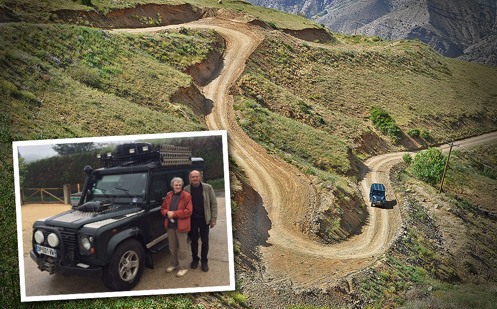 Marie and Dominique Deroche Iran Road Trip in a Land Rover Defender