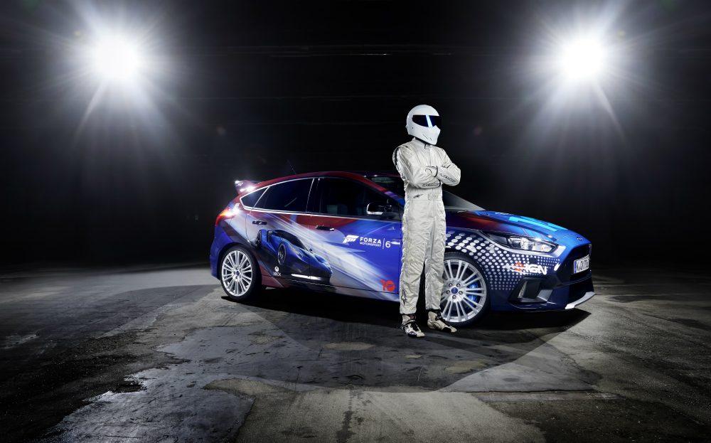 The Stig with a new 2015 Ford Focus RS