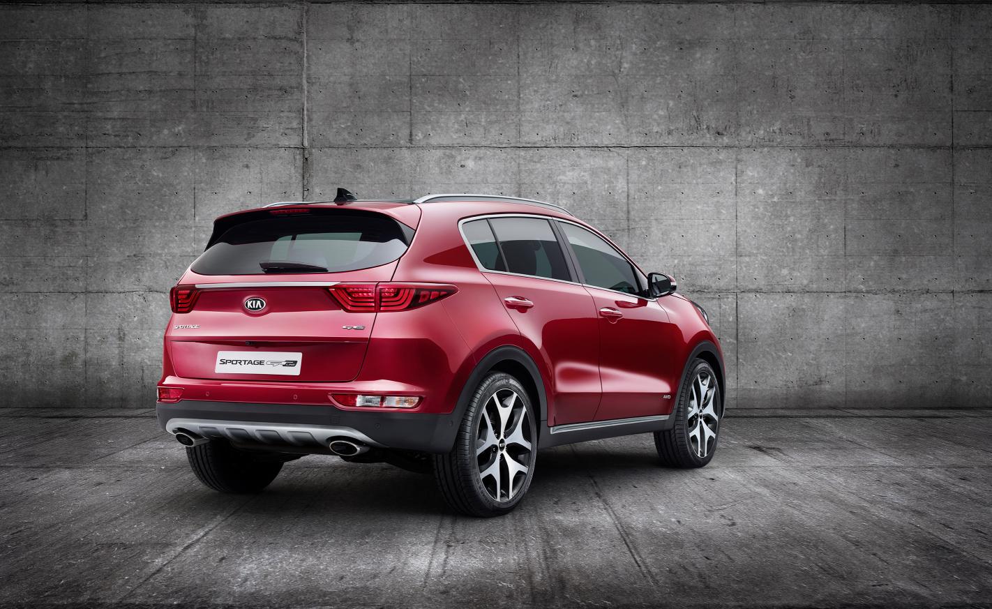 2016 Kia Sportage rear three quarters