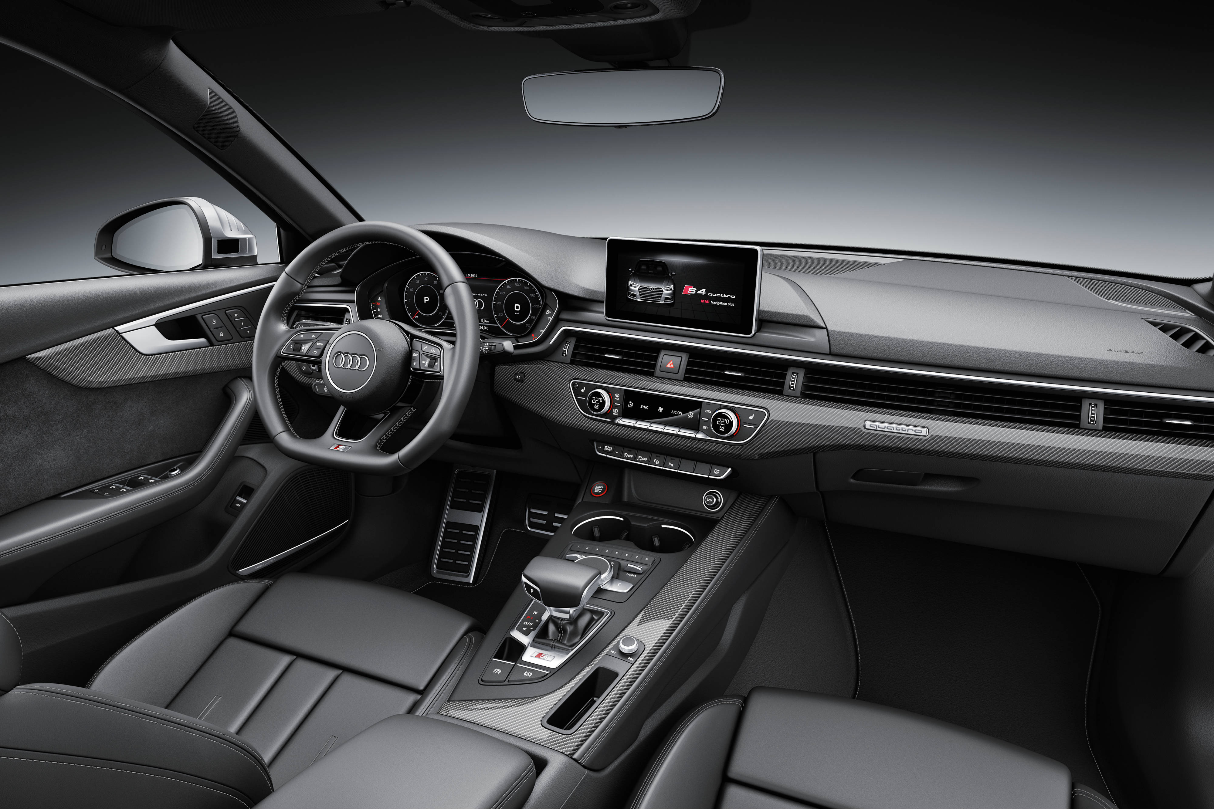2015 Audi S4 interior