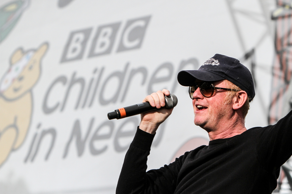 Chris Evans on stage at CarFest South 2015