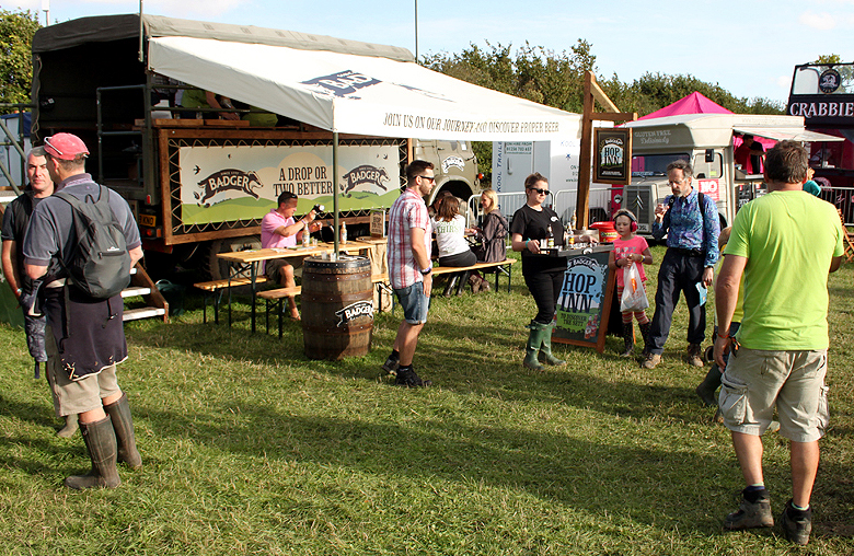 Badger Ales truck at CarFest South 2015