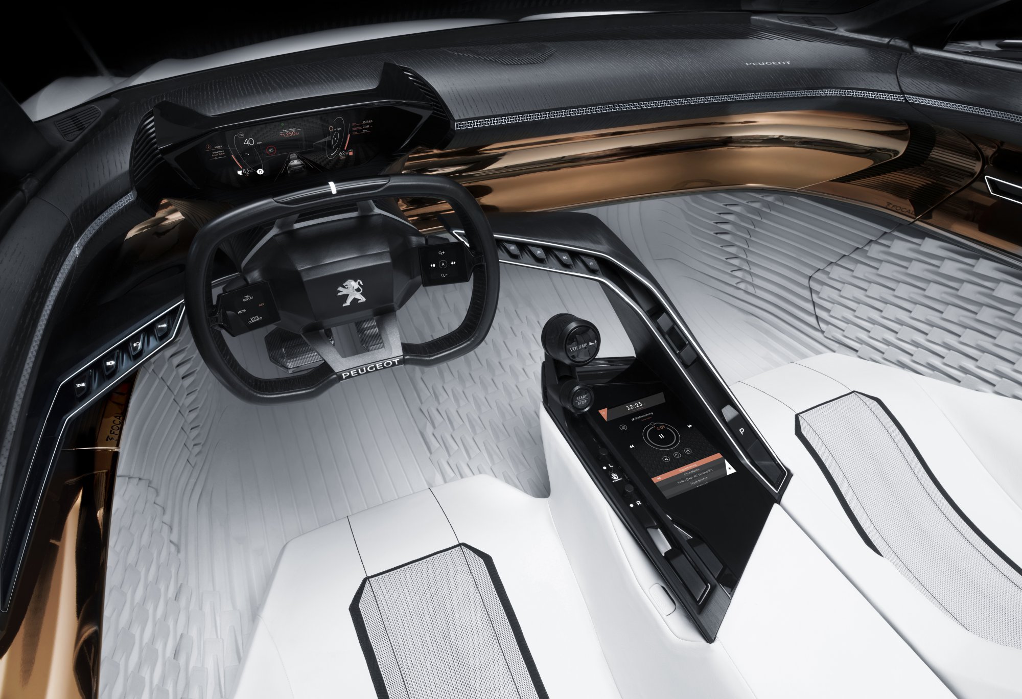 Peugeot Fractal concept at frakfurt is glimpse of futurre car interiors