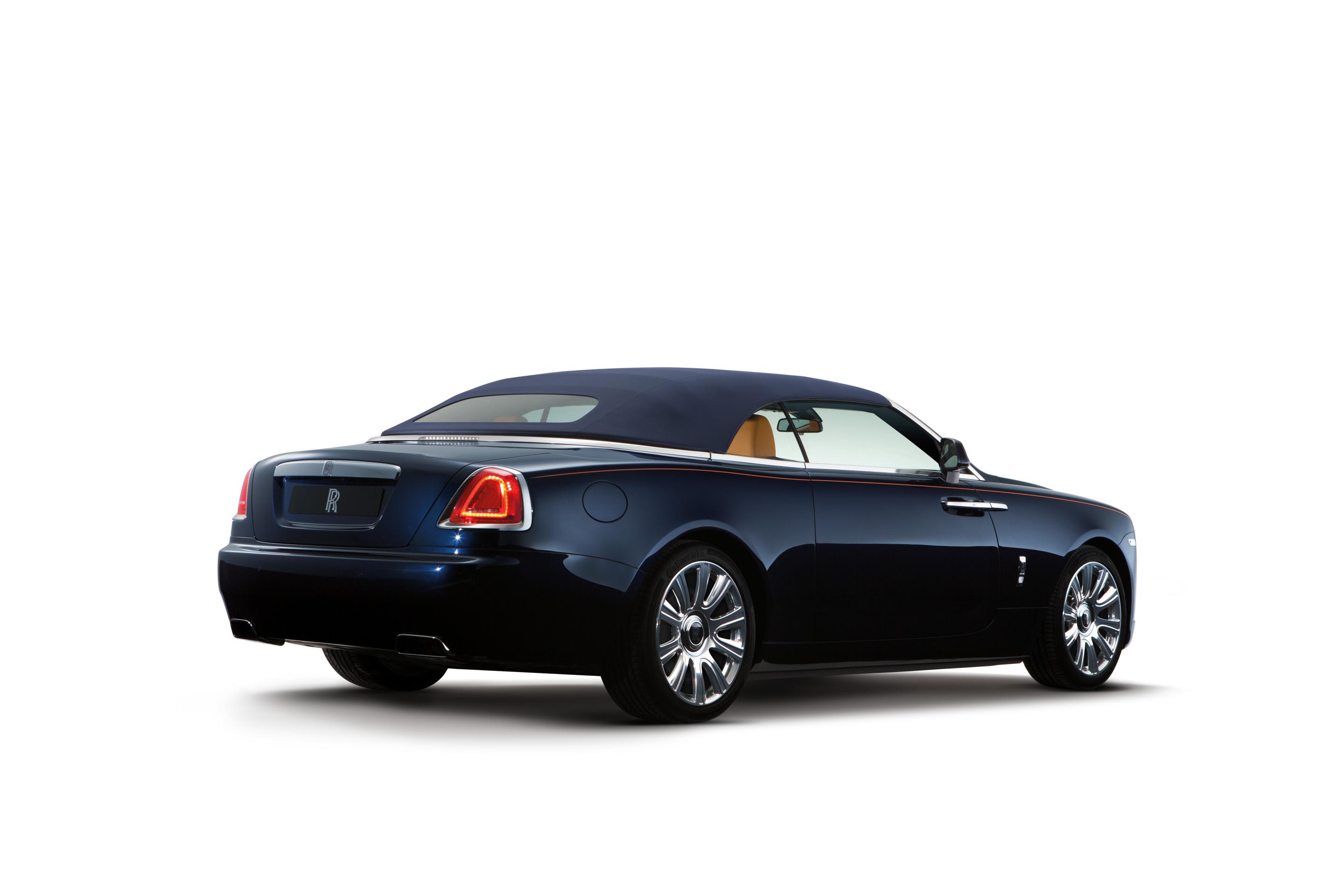 Rolls-Royce Dawn with roof up