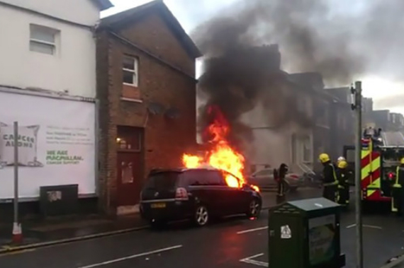 Vauxhall zafira fire