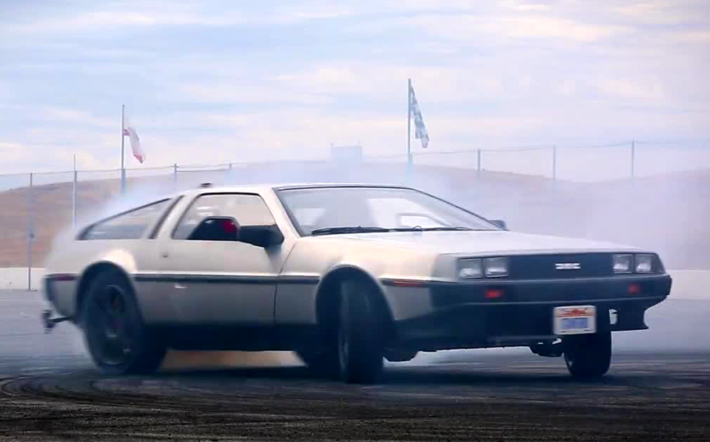 Stanford turns a DeLorean into a drifting, driverless car