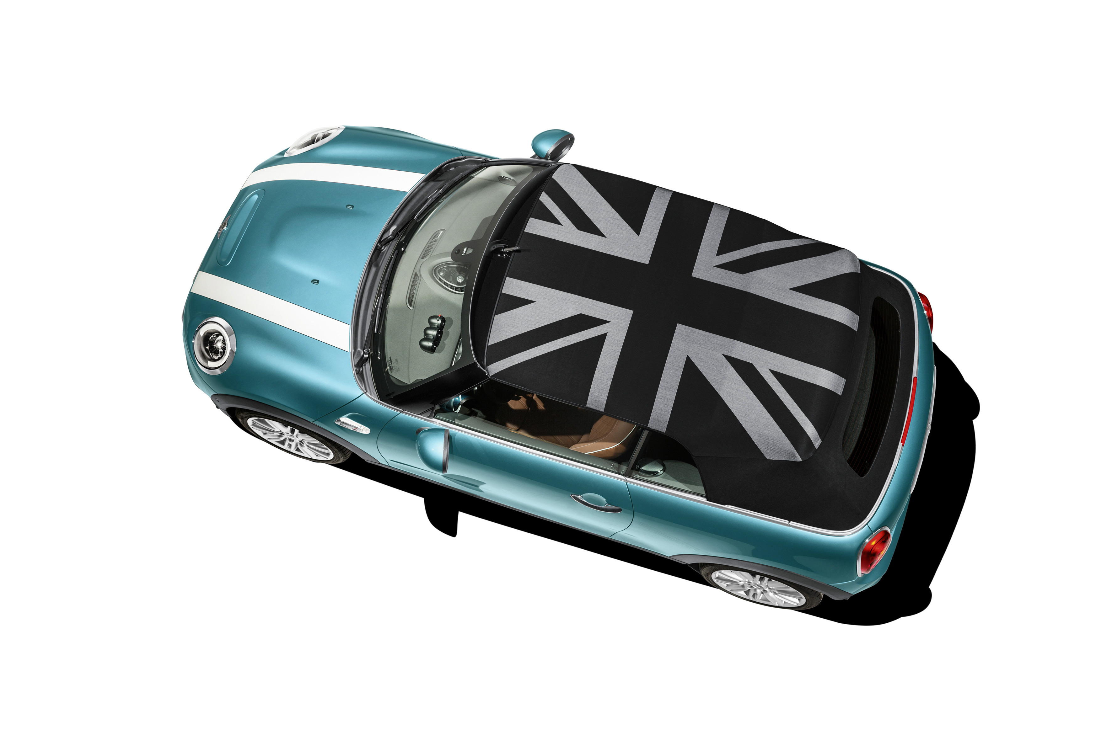 New 2015 Mini convertible first pictures, prices and details of Union Jack design roof