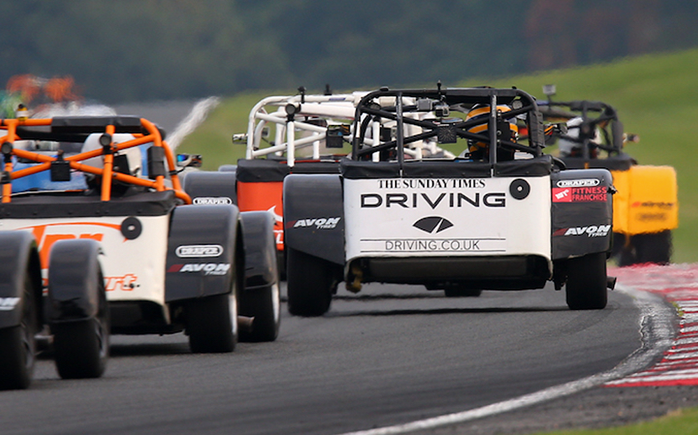 Sunday Times Driving Caterham Supersport car