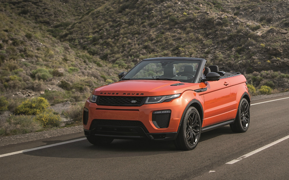 First picture, details and prices ofRange Rover Evoque convertible