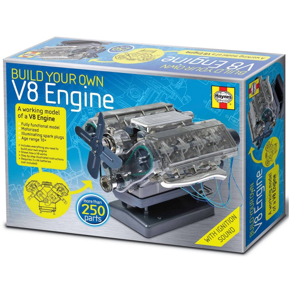 CHRISTMAS GIFTS FOR PETROLHEADS: BUILD YOUR OWN V8 ENGINE