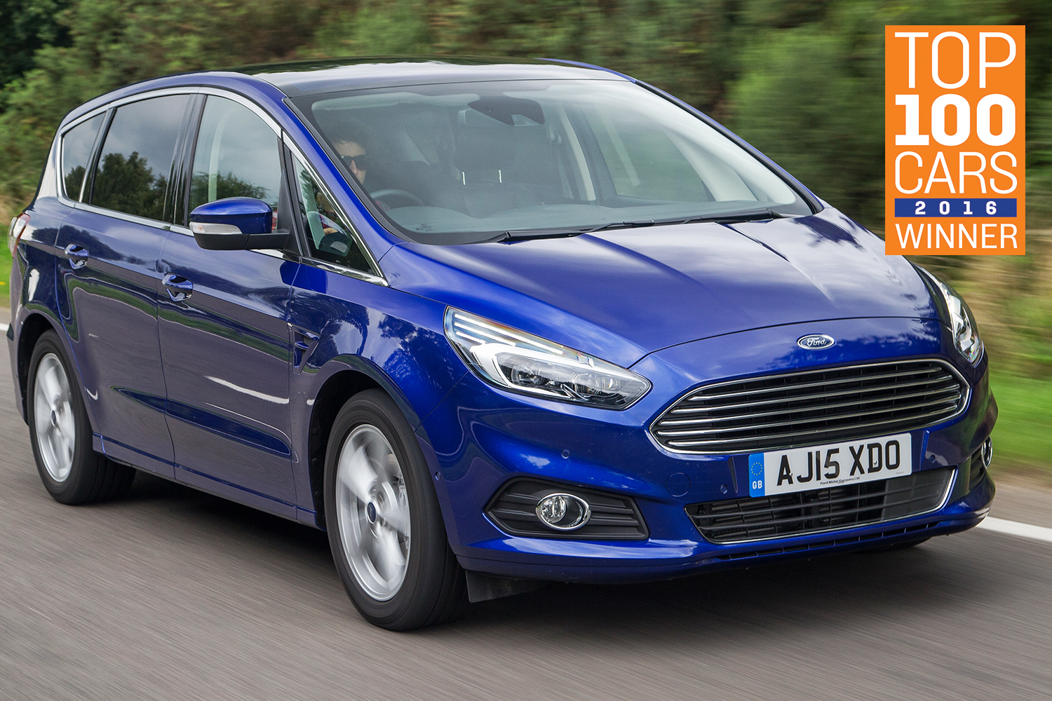 Ford S-Max is the winner of The Sunday Times Top 100 Cars - Top 5 Seven-seat MPVs