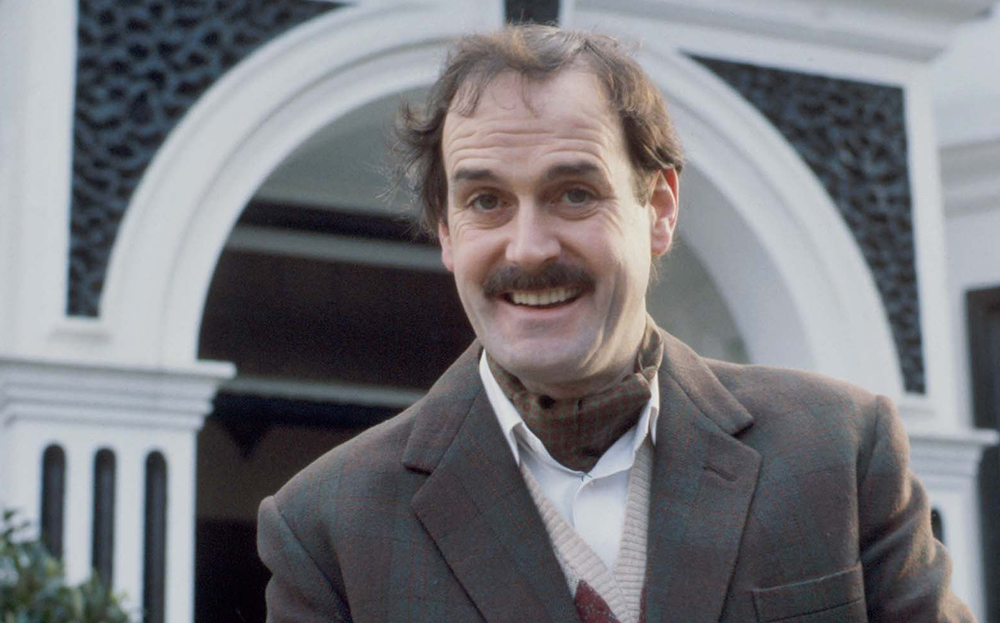 What car did Basil Fawlty famously give a "damned good thrashing"?