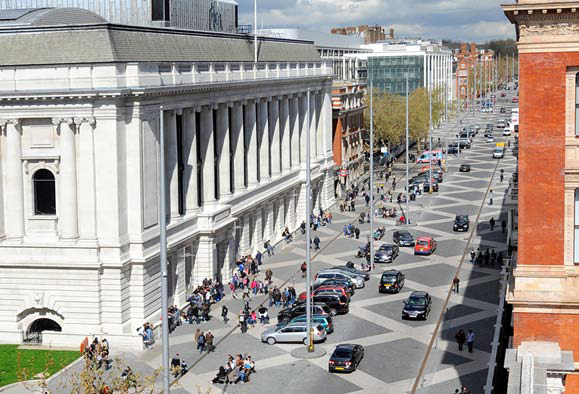 Exhibition Road shared space 