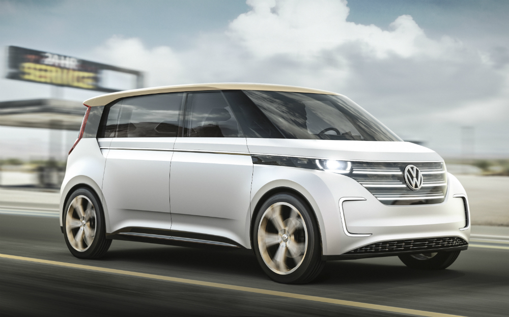 Volkswagen Budd-e concept car at CES 2016