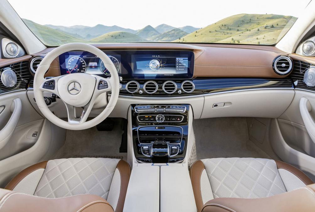 New 2016 Mercedes-Benz E-class official pictures of the interior