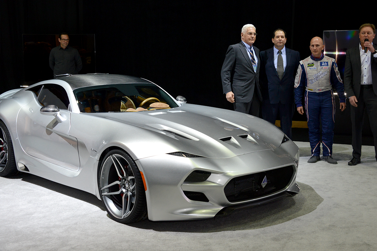 VLF Force One at the 2016 Detroit motor show