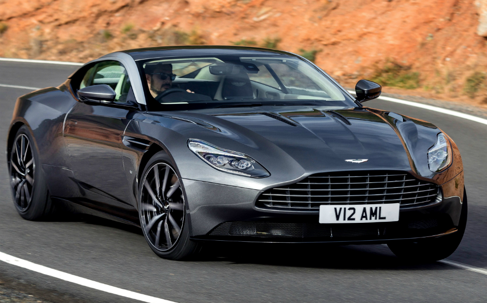 The new 2016 Aston Martin DB11 features a 600bhp, 5.2-litre V12 engine