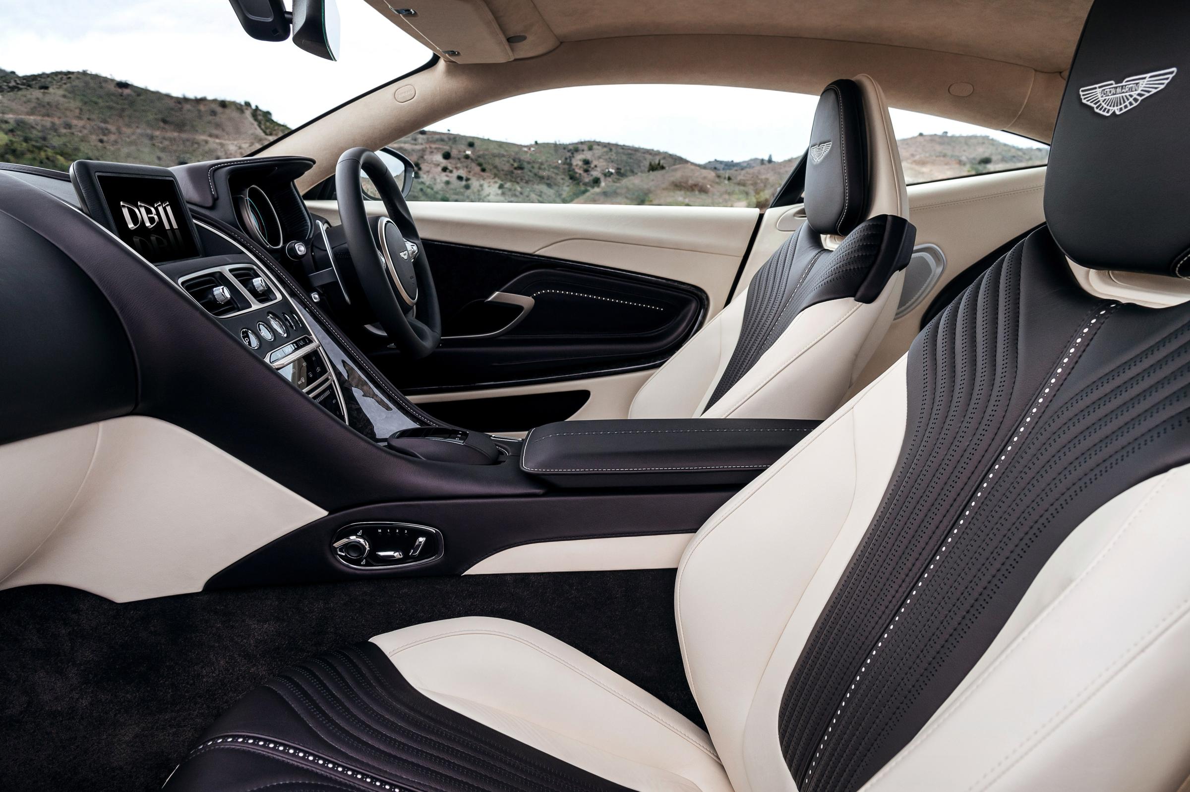 Aston Martin DB11 interior photo gallery