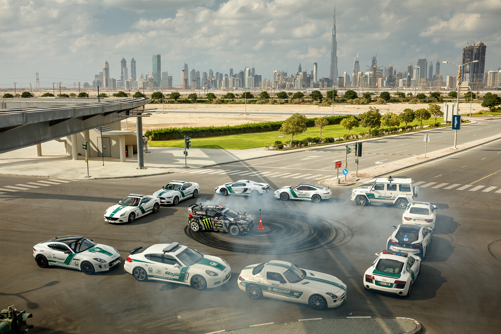 Ken Block Gymkhana Eight video features £1.3m worth of Dubai police cars