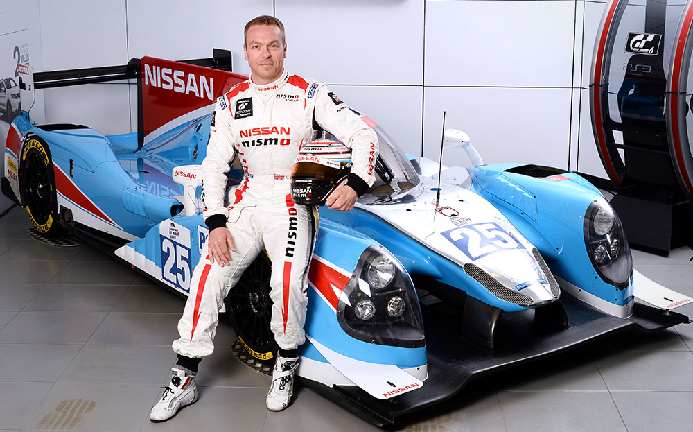 Cycling legend Sir Chris Hoy to race at Le Mans 25 Hours with Nissan