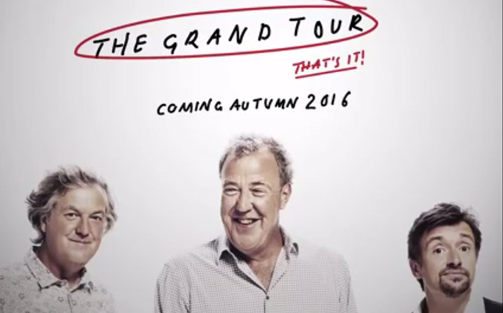Clarkson, Hammond and May's Amazon car show to be called The Grand Tour