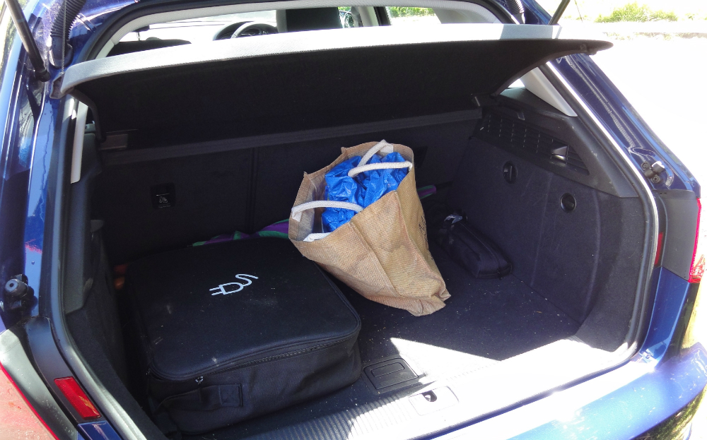 Audi A3 Sportback etron boot space
