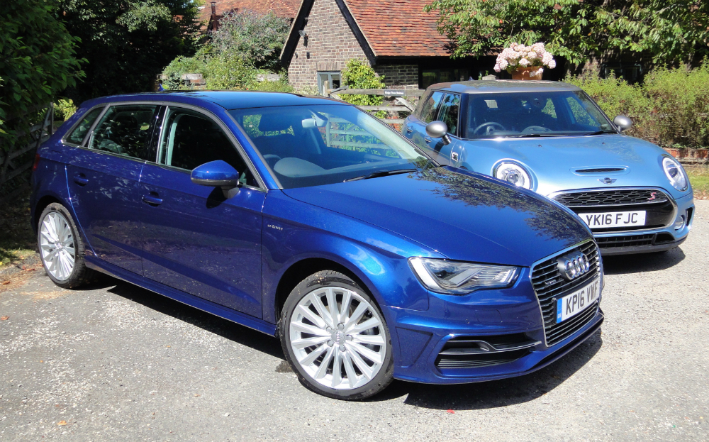 Audi A3 Sportback etron vs Mini Clubman Cooper SD All4