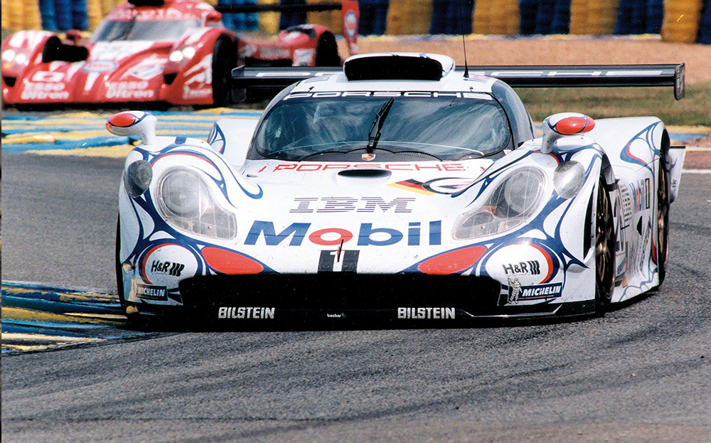 Allan McNish won his first Le Mans 24 Hours with this Porsche 911 GT1 in 1998. 
