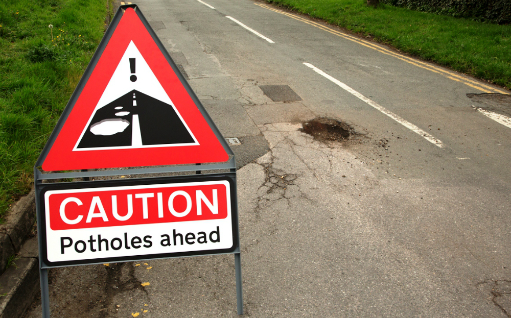 Pothole damage doubles in a decade, according to RAC