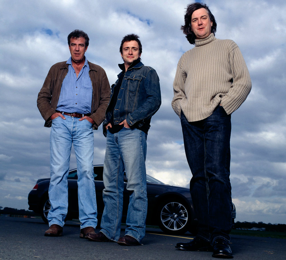 WINNING FORMULA the Top Gear trio in 2004, a year after May (right) joined to complete the classic line-up
