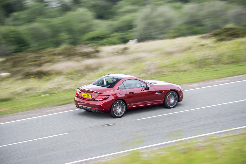 Audi TT RS v Mercedes-AMG SLC 43