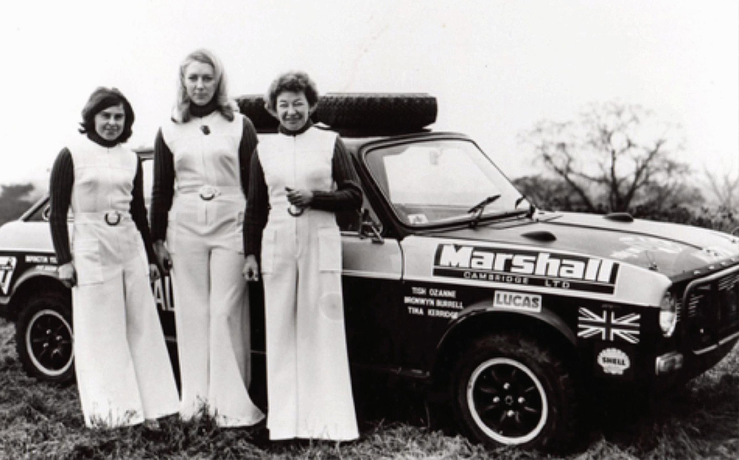 Former Miss Castrol, 72, set to rally again in original 1970 London-to-Mexico Austin Maxi