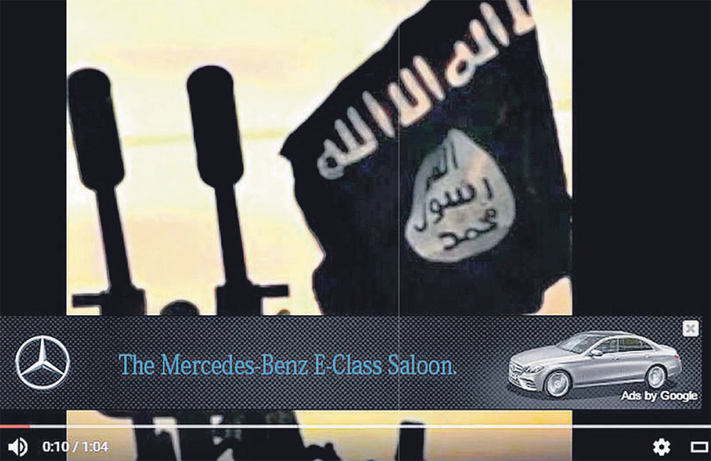 Car companies among brands funding terror through online adverts