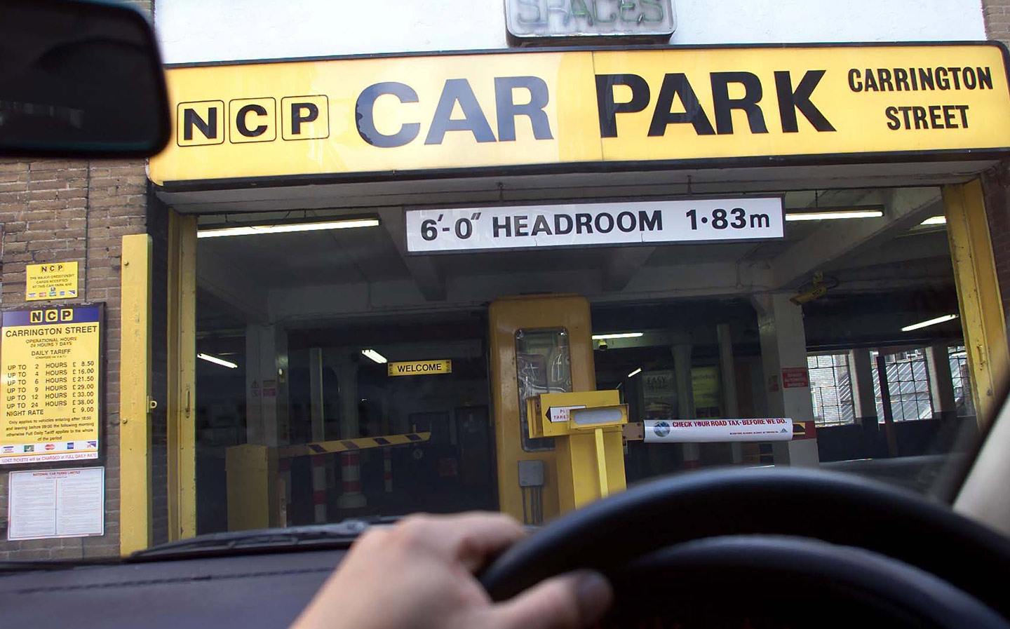 Angry drivers trapped in city car parks