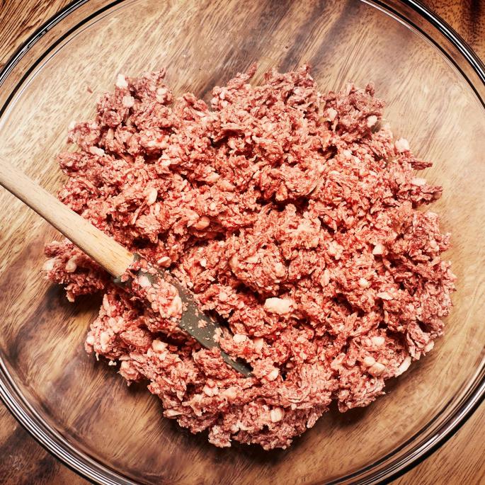 Mince and the revolution: the ingredients are blended in the lab to produce the ground “beef” — which is being engineered to sizzle when cooked CODY PICKENS