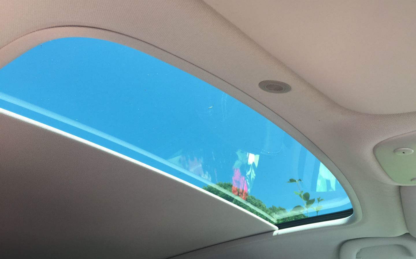 Renault Grand Scenic extended test review panoramic roof with blind