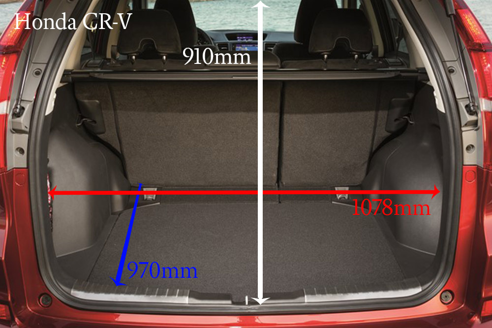 2016 Honda CR-V boot space